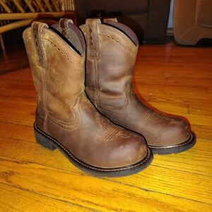 Ariat Women’s Fatbaby Pull-On Steel Toe Work Boot